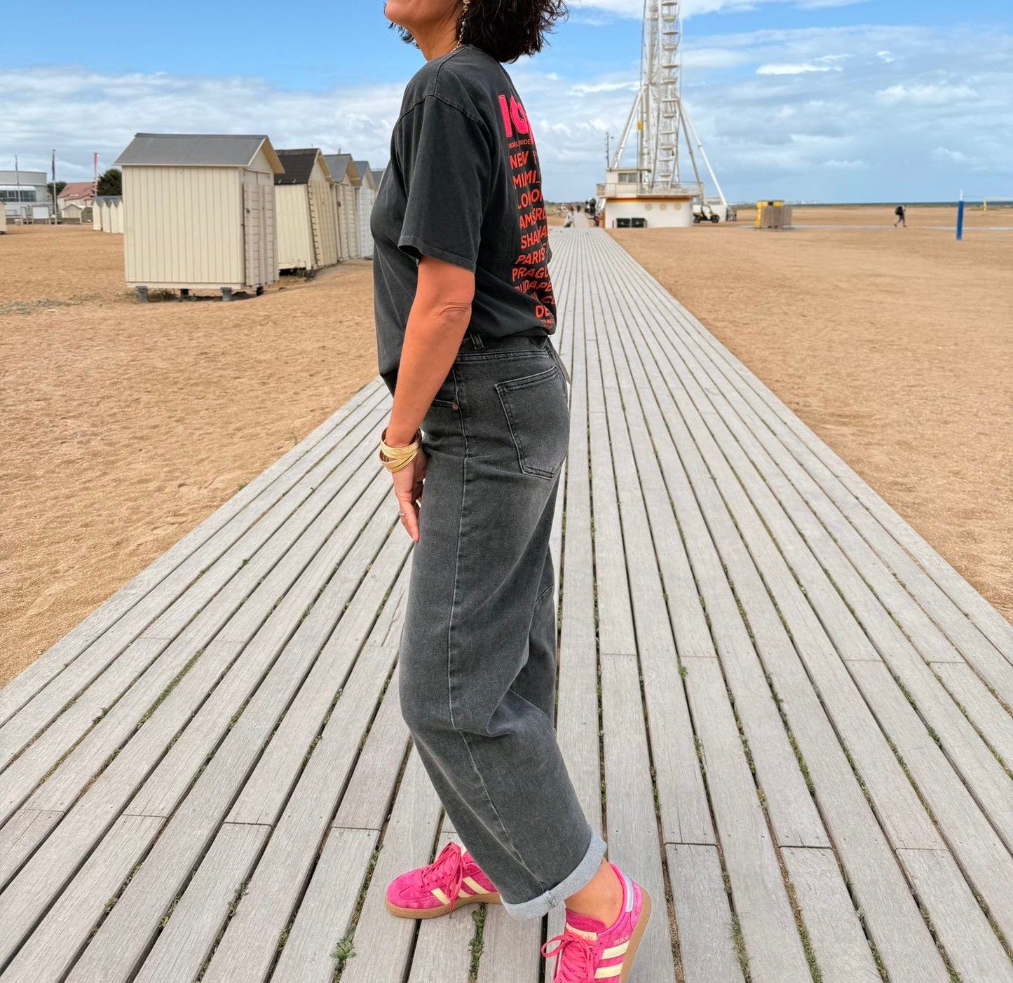 Jean ballon Joana Gris/Noir