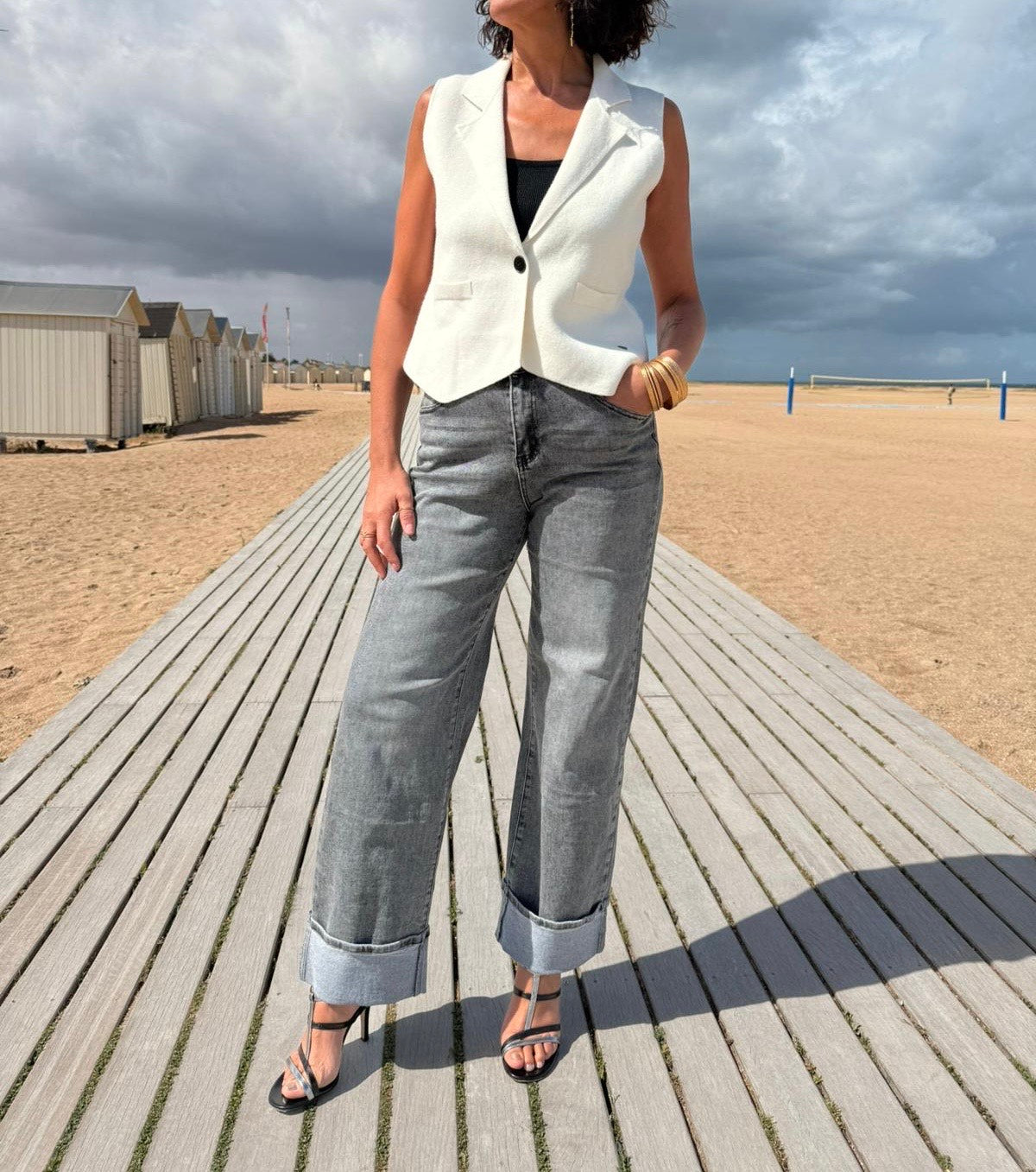 Débardeur Ivoire – Élégance et Confort