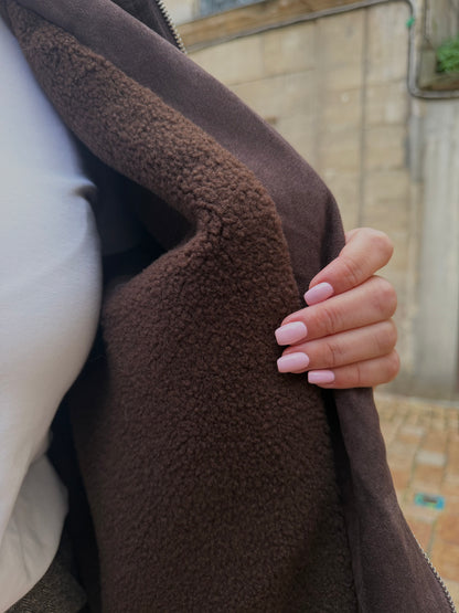 Manteau choco - VÉRA